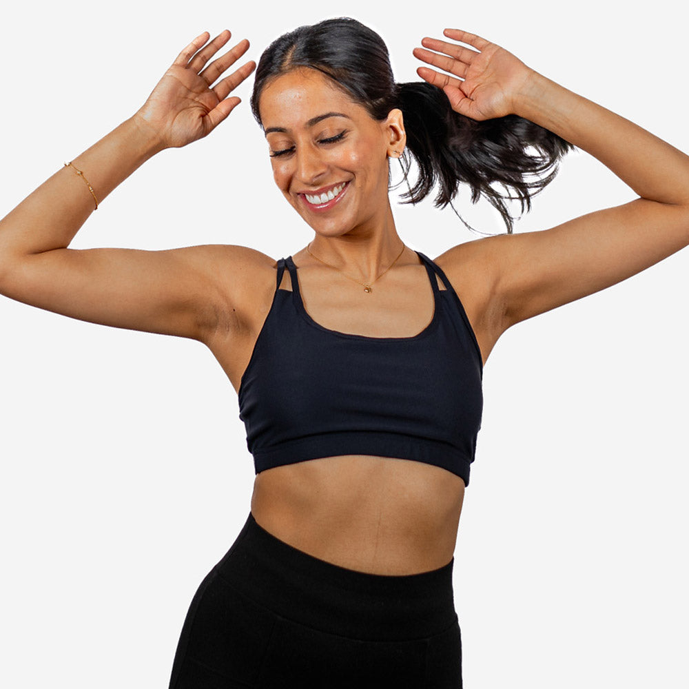 Norks Sports Bras The Bralette in Black
